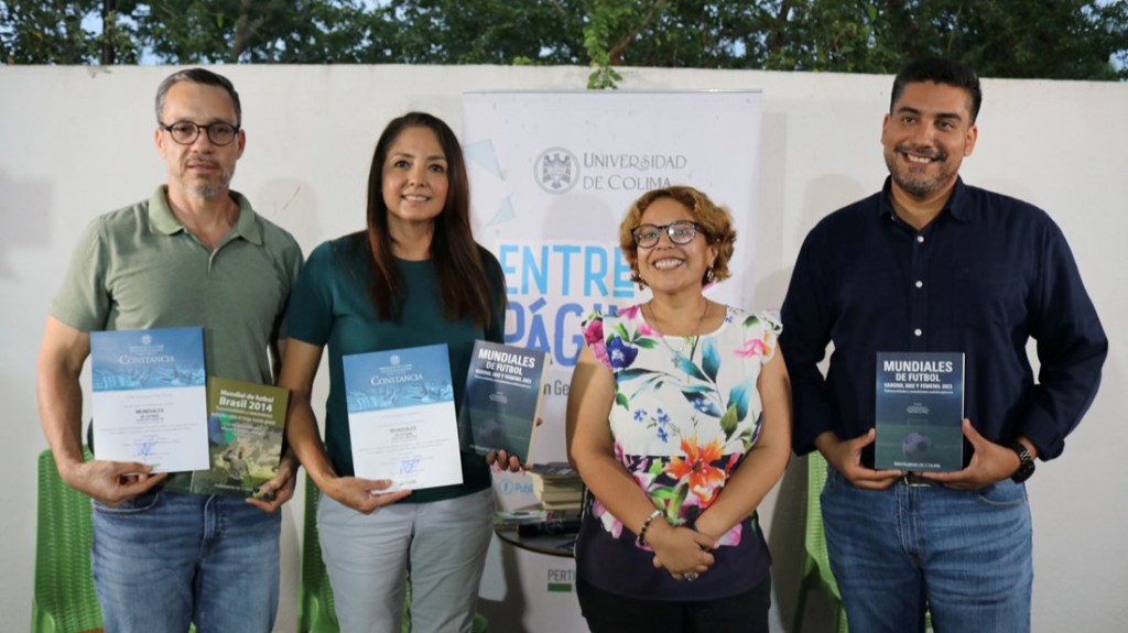 Presentan libro Mundiales de futbol varonil 2022 y Femenil 2023: transversalidades y conocimientos multidisciplinares
